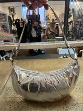 Load image into Gallery viewer, Silver Sequin Shoulder Bag