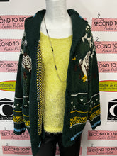 Cargar imagen en el visor de la galería, Roots Fair Isle Duck Cabin Cardigan (Unisex Size XS/S)