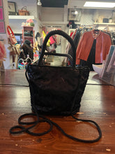 Load image into Gallery viewer, Vintage Black Beaded Evening Bag