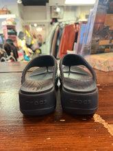 Load image into Gallery viewer, Crocs Wedge Flip Flops (Size 9)