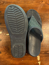 Load image into Gallery viewer, Crocs Wedge Flip Flops (Size 9)