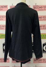 Cargar imagen en el visor de la galería, Cardi de hilo floral y rayas (2XL)