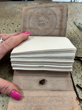 Load image into Gallery viewer, Small Sun Leather Tie Journal