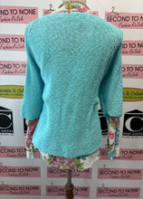 Load image into Gallery viewer, Lu Lu-B Aqua Knit Shawl (Size XL)