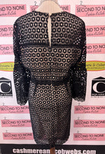 Charger l'image dans la galerie, J.Crew Black Eyelet Dress (Size 14)