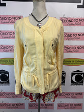 Cargar imagen en el visor de la galería, French Connection Butter Yellow Lightweight Jacket (Size 6/UK 10)