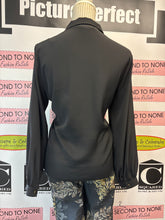Charger l'image dans la galerie, Topshop Elegant Black Blouse (Size 10)
