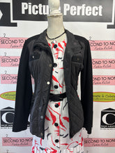 Load image into Gallery viewer, *AS IS- Bianca Nygard Black Quilted Jacket (Size 14)