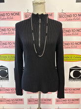 Cargar imagen en el visor de la galería, Maggie Rhinestone Collared Sweater (Size L)