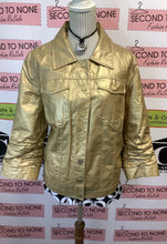 Load image into Gallery viewer, Nygard Golden Metallic Jacket (Size Petite S/M)