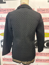 Cargar imagen en el visor de la galería, Black Quilted Coat (Size M/L)