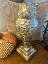 Load image into Gallery viewer, Large Owl with Antique Silver Finish