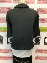 Load image into Gallery viewer, Jessica Ruffled Cropped Cardigan (Size XL)