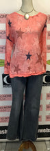 Load image into Gallery viewer, Label Starburst Top (Size S/M)