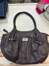 Load image into Gallery viewer, Isaac Mizrahi Brown Genuine Leather Purse