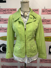 Load image into Gallery viewer, Tribal Lime Green Chic Jacket (Size 8)