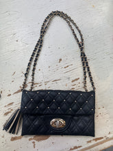Load image into Gallery viewer, Quilted & Studded Convertible Mini Purse