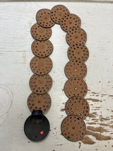 Cargar imagen en el visor de la galería, Adjustable Medallion Grommet Belt (Size S)