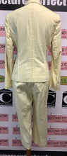 Load image into Gallery viewer, Anne Klein Yellow 2 Pc Blazer & Pant Set (Size 10)