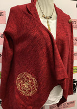 Load image into Gallery viewer, Desigual Poinsettia Cardigan (Size L)