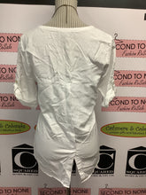 Load image into Gallery viewer, Ellen Tracy 1/4 Zip White Top (Size M)