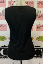 Cargar imagen en el visor de la galería, J. Janet Top de encaje negro (M)