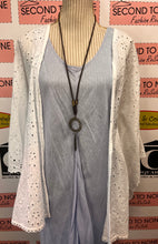 Load image into Gallery viewer, White Eyelet Batwing Cover (One Size)
