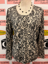 Charger l'image dans la galerie, Sparkly Scroll Button Up Cardigan (Size L)