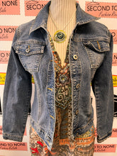 Load image into Gallery viewer, NWT Bling & Beaded Sheer Print Tunic (Size S)