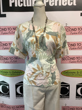 Load image into Gallery viewer, Charlie Earth Tone Foliage Blouse (Size M)