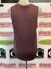 Load image into Gallery viewer, Lululemon Burgundy Mesh Tank (Size S/M)