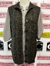 Charger l'image dans la galerie, L.L.Bean Grey Knit Wool Blend Vest (Size L)