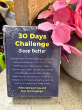 Charger l'image dans la galerie, 30-Day Sleep Better Challenge Cards