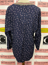 Load image into Gallery viewer, NWT DR2 Polka Dot Blouse (Size L)