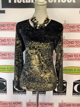 Load image into Gallery viewer, Your 6th Sense Elegant Velvet Top (Size L)