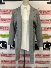 Load image into Gallery viewer, Sioni Bobble Grey Cardigan (Size S)