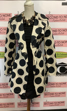 Load image into Gallery viewer, Katherine Barclay PolkaDot Trench Coat (Size S)