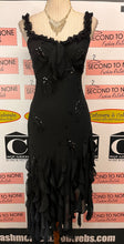 Cargar imagen en el visor de la galería, Algo Black Ruffled Senorita Dress (Size 10)