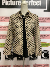 Charger l'image dans la galerie, Christopher and Banks Tan Polka Dot Jacket (Size M)