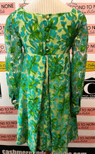 Cargar imagen en el visor de la galería, Handmade Botanical Print Tunic/Dress (Size Petite XS/S)
