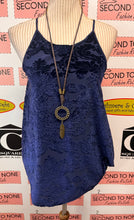 Charger l'image dans la galerie, Cable & Gauge Blue Velvet Tank (Size S)