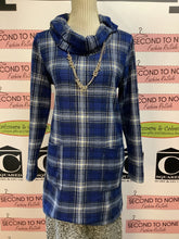 Charger l'image dans la galerie, Tribal Jeans Plaid Cowl Neck Tunic (Size M/L)