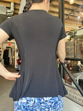 Charger l'image dans la galerie, Short Sleeve Drape-Front Top (Canada-Made) (Only 1 S Left!)