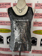 Cargar imagen en el visor de la galería, Mexx Grey Sequin Tank Top (Size S)