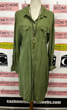 Cargar imagen en el visor de la galería, NWT Parasuco Green Shirt Dress (Size XL)