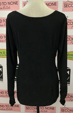 Load image into Gallery viewer, Vintage Picadilly Black Ruching Top (Size L)