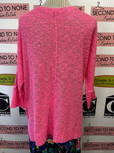 Cargar imagen en el visor de la galería, Slouchy Pink Open Knit Sweater (Size M/L)
