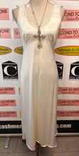 Charger l'image dans la galerie, Cream Satin Slip Maxi Dress (Size M/L)