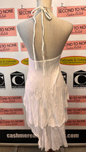 Load image into Gallery viewer, White Crochet Halter Dress (Size XS/S)