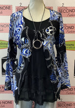 Cargar imagen en el visor de la galería, Animal Print +.Chain Cardigan (Size M)